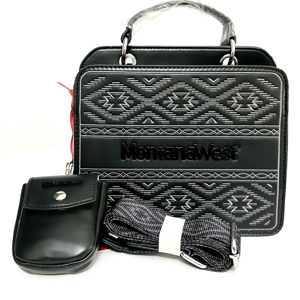 Montana West Black Aztec Tote